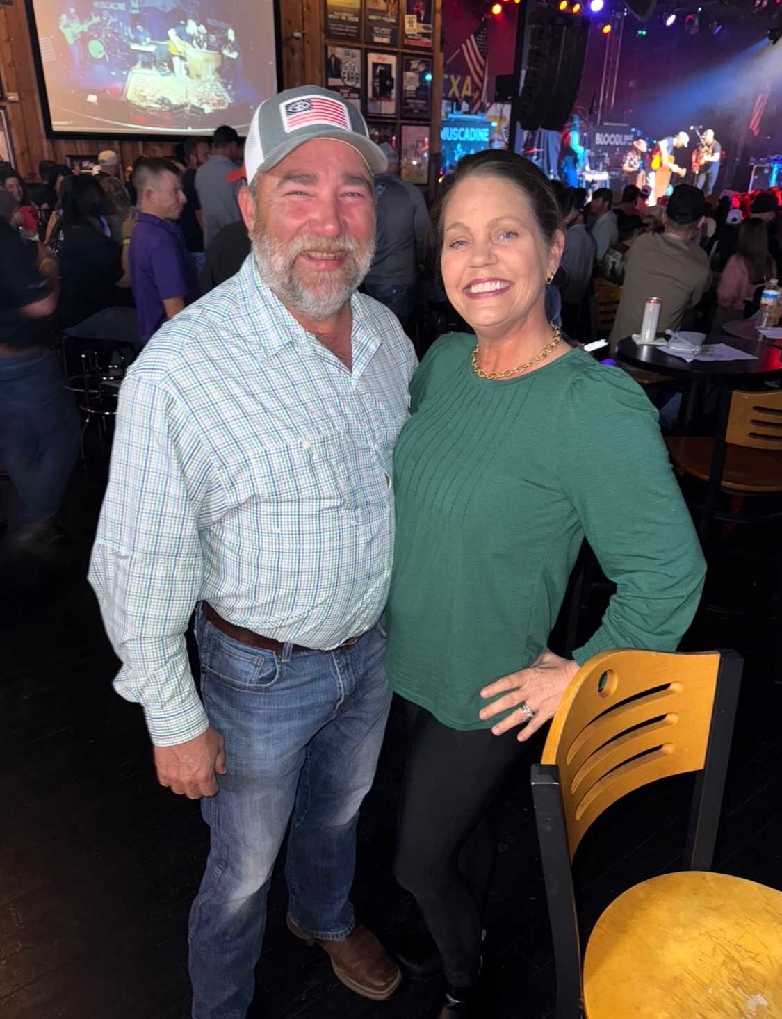 Clint with his wife