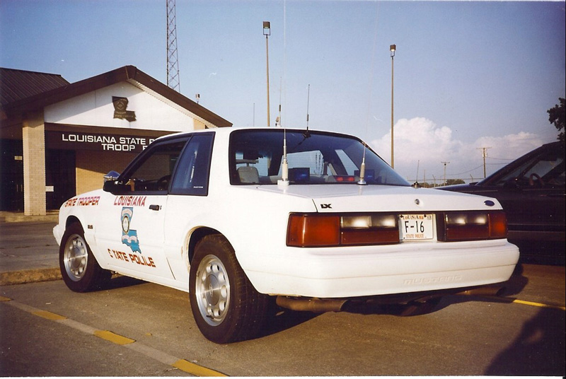 Louisiana State Police vehicle